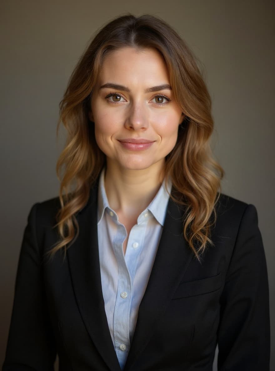 professional headshot gradient background